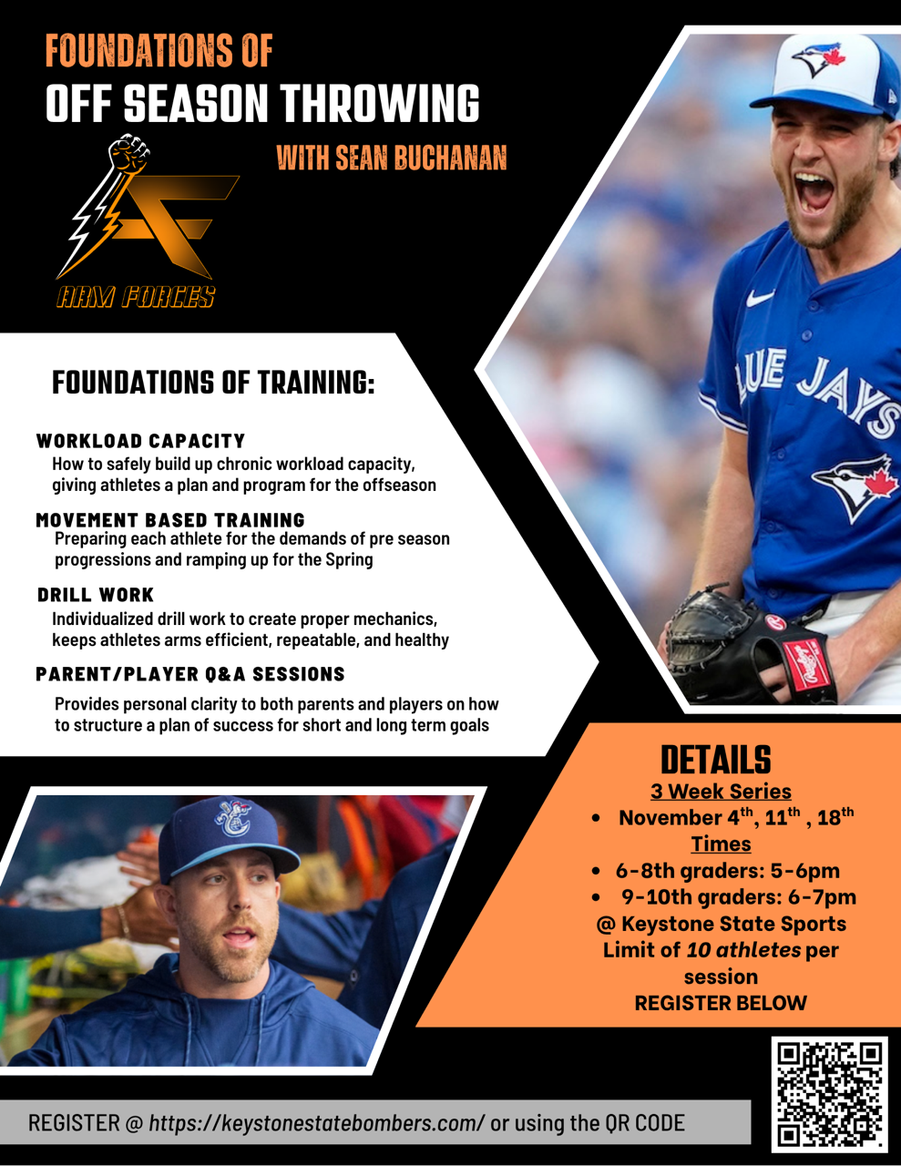 Sean Buchanan Off Season Pitching Clinic