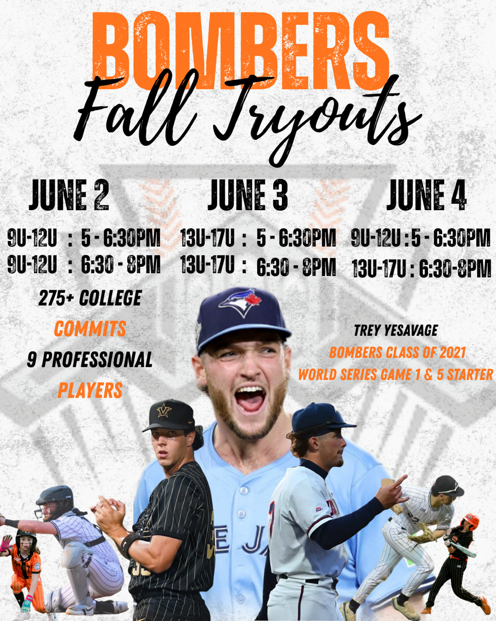 Fall Baseball Tryouts